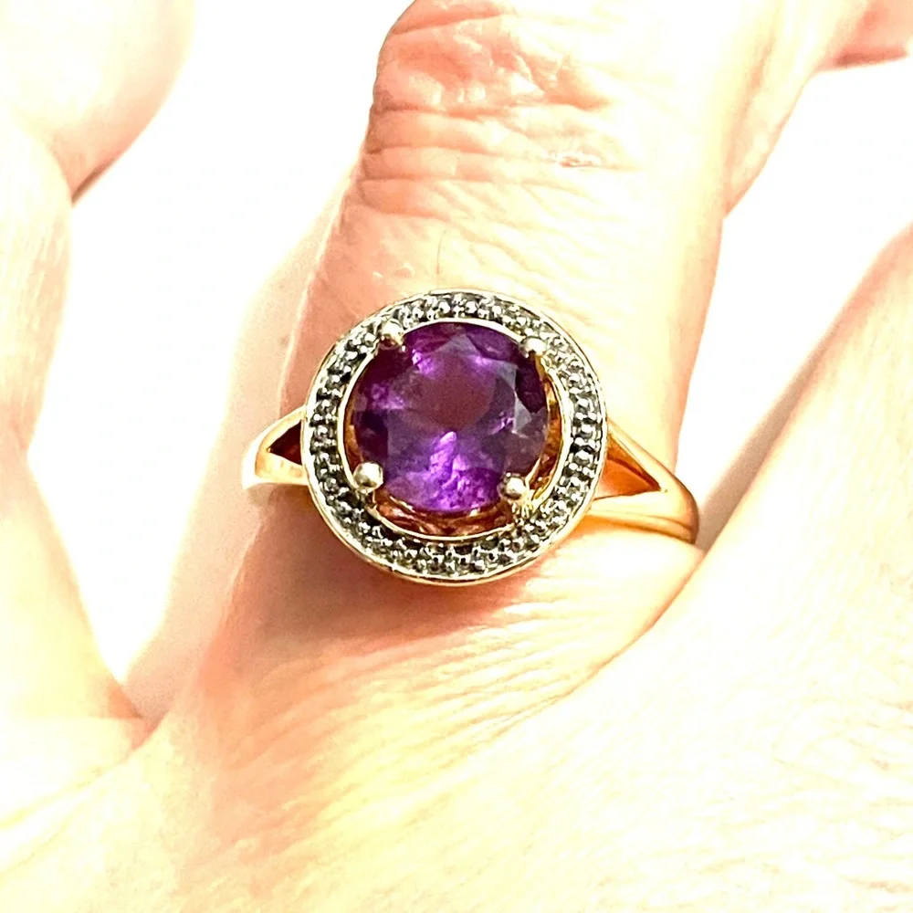 Sterling Amethyst Ring